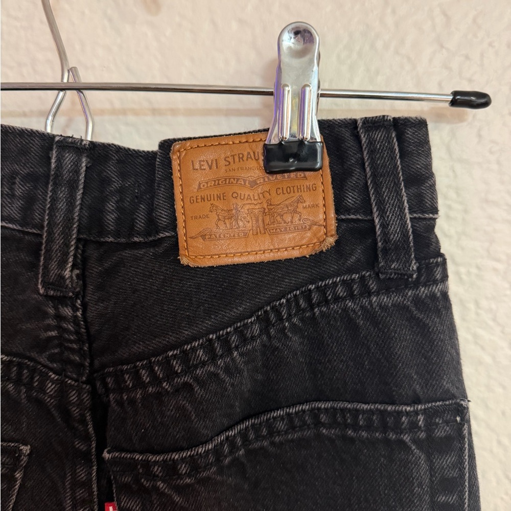 Levi's Black Wide-Leg High-Rise Jeans